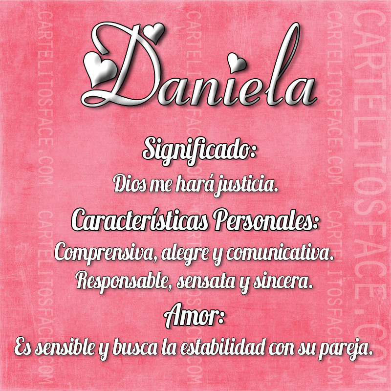 Daniela Origen Y Significado De Un Nombre Lleno De Encanto Significado De Tu Nombre