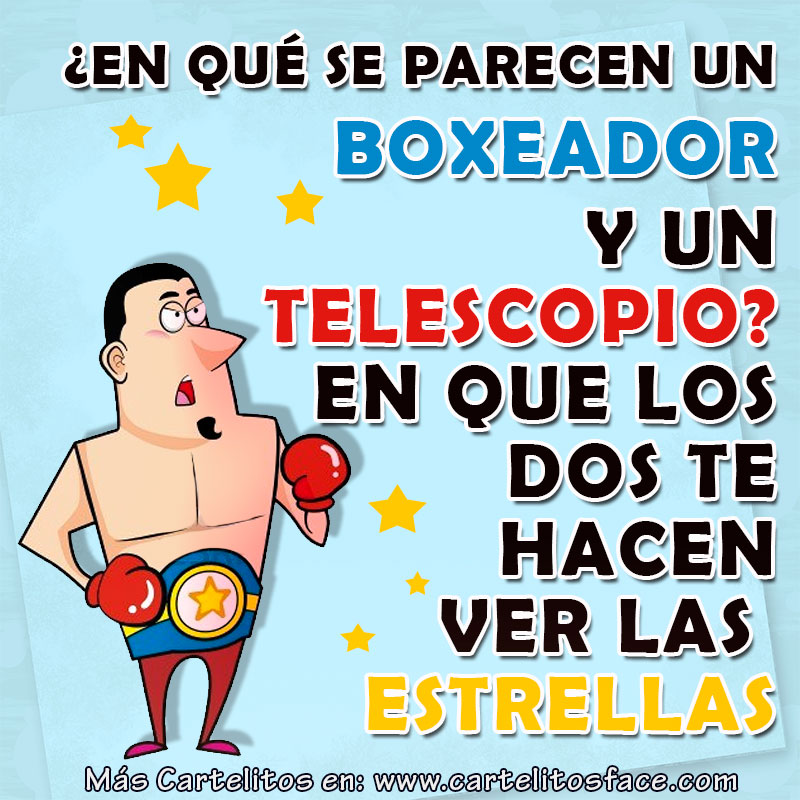 Boxeador y Telescopio
