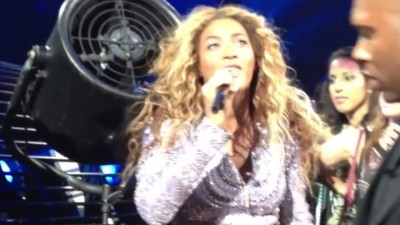 Beyoncé y el ventilador