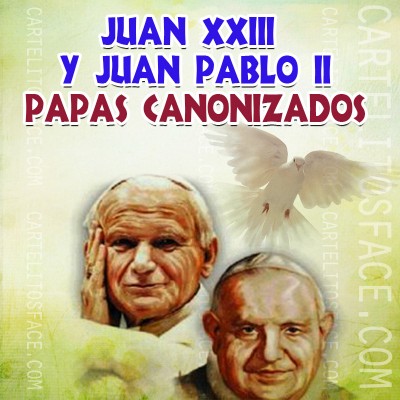 Dos papas canonizados