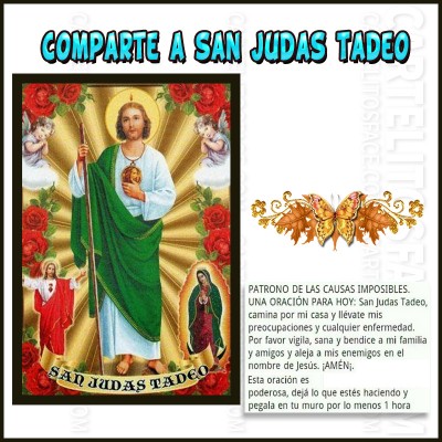 Comparte a San JudasTadeo