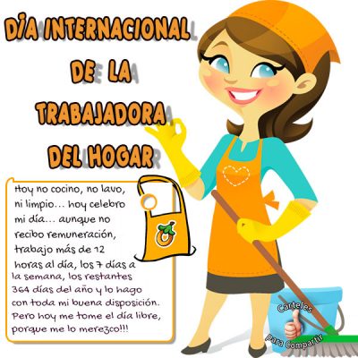 Día internacional de la mujer trabajadora del hogar